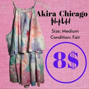Akira Chicago Black Label Floral Jumpsuit, Sleeveless